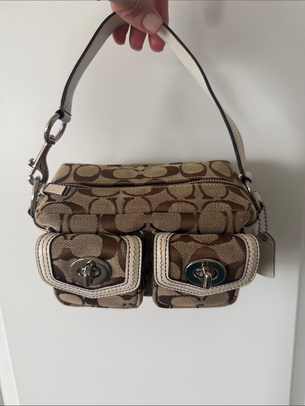 Coach Mini Legacy Y2k Double Turn Lock Vintage Handbag - Picture 7 of 7